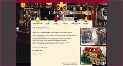 Desktop Screenshot of cafedepaus.nl