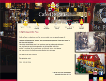 Tablet Screenshot of cafedepaus.nl